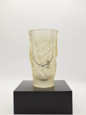 COLLANA ORO BIANCO E DIAMANTI