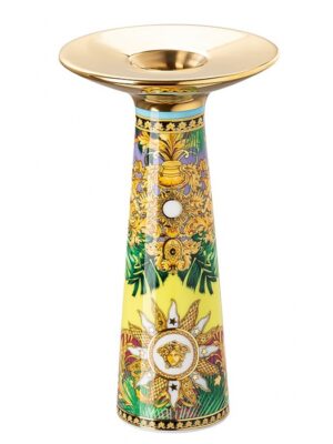 PORTACANDELE VERSACE COLLEZIONE JUNGLE ANIMALIER