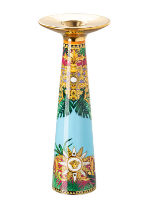 PORTACANDELE VERSACE COLLEZIONE JUNGLE ANIMALIER
