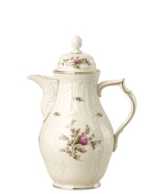 CAFFETTIERA SANSSOUCI ELFENBEIN COLLEZIONE MOOSROSE NEU POLIERGOLD RAMONA
