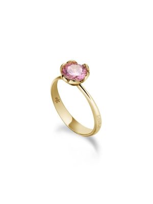 Anello Le Bebé in Oro Giallo con Quarzo Sintetico