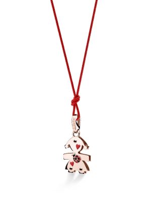 Lovely ♡ Ciondolo Bimba Oro Rosa Coccinella e Spinello